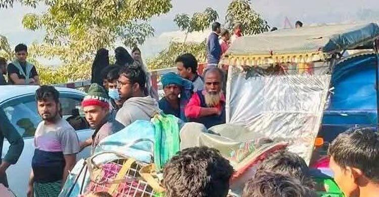 কিশোরগঞ্জে সড়ক দুর্ঘটনায় নারীসহ নিহত ৫